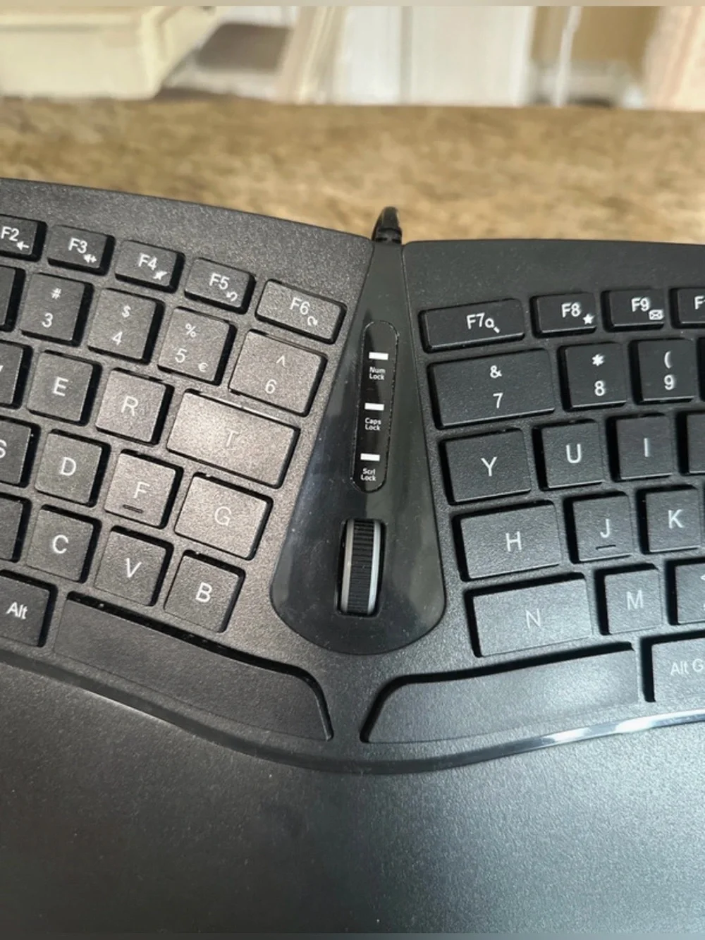 Brand new black Ergonomic Split USB Keyboard - Comfortable Typing